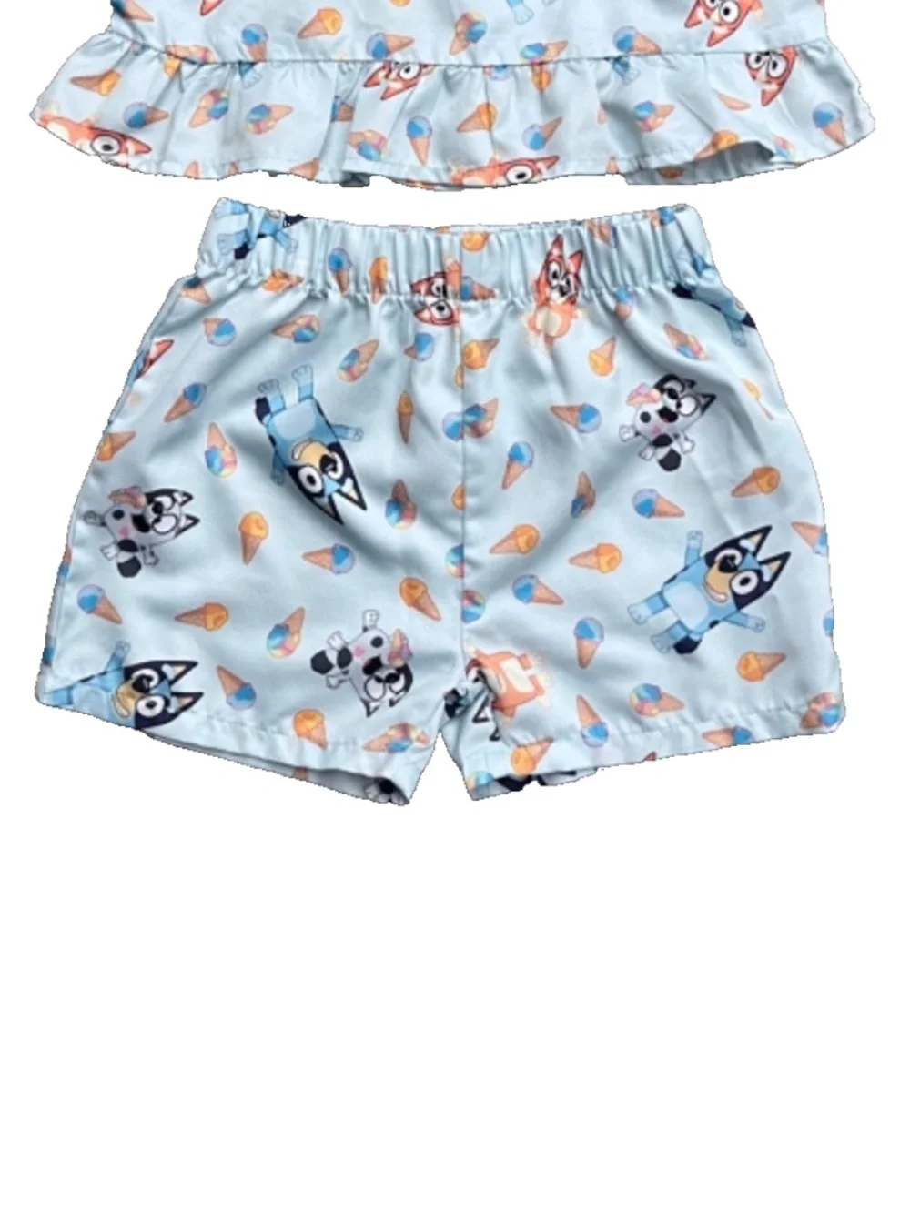 Bluey Bingo Matching Family Tank Top & Shorts Outfit Set Size 3T